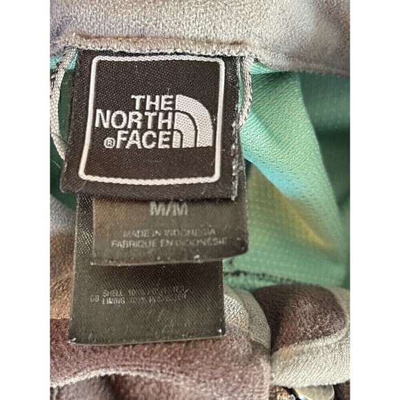 The North Face WindWall Brown/Green Full Zip Fleece Mesh Jacket Women’s Medium - Picture 7 of 12